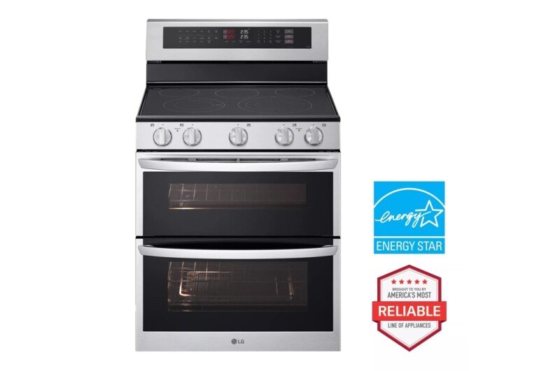 7.3 Cu. Ft. Smart Electric Double Oven Freestanding Range With Probake Convection®, Air Fry & Air Sous Vide LDEL7324SE
