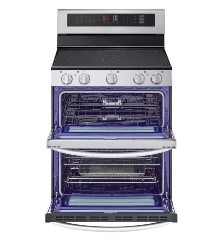 7.3 Cu. Ft. Smart Electric Double Oven Freestanding Range With Probake Convection®, Air Fry & Air Sous Vide LDEL7324SE