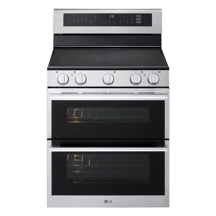 7.3 Cu. Ft. Smart Electric Double Oven Freestanding Range With Probake Convection®, Air Fry & Air Sous Vide LDEL7324YE