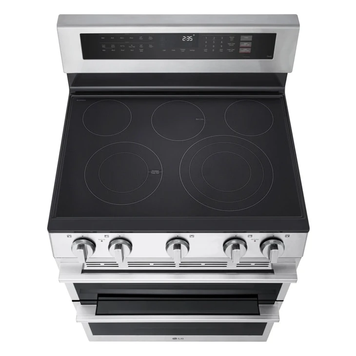 7.3 Cu. Ft. Smart Electric Double Oven Freestanding Range With Probake Convection®, Air Fry & Air Sous Vide LDEL7324YE