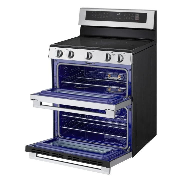 7.3 Cu. Ft. Smart Electric Double Oven Freestanding Range With Probake Convection®, Air Fry & Air Sous Vide LDEL7324YE