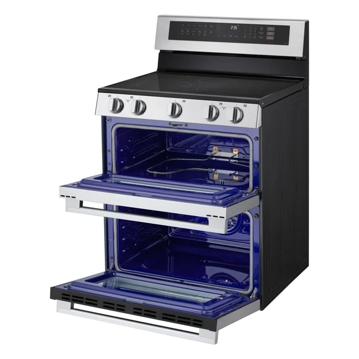 7.3 Cu. Ft. Smart Electric Double Oven Freestanding Range With Probake Convection®, Air Fry & Air Sous Vide LDEL7324YE
