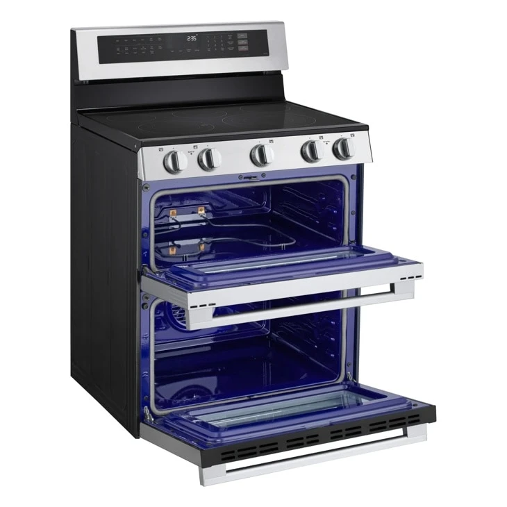 7.3 Cu. Ft. Smart Electric Double Oven Freestanding Range With Probake Convection®, Air Fry & Air Sous Vide LDEL7324YE