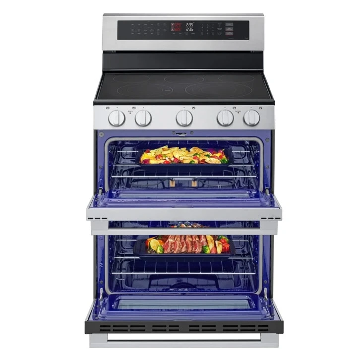7.3 Cu. Ft. Smart Electric Double Oven Freestanding Range With Probake Convection®, Air Fry & Air Sous Vide LDEL7324YE