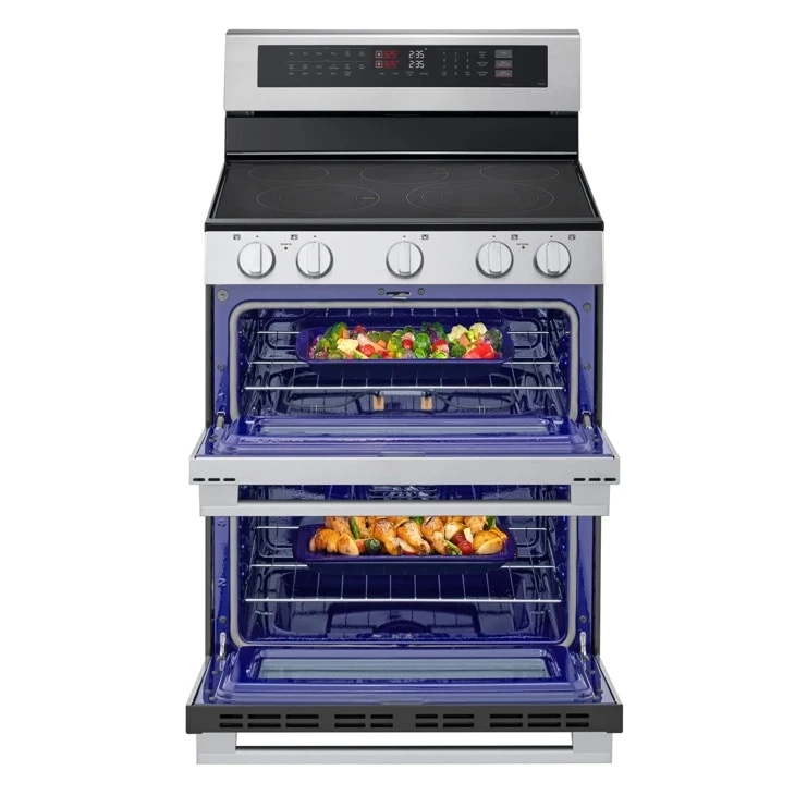 7.3 Cu. Ft. Smart Electric Double Oven Freestanding Range With Probake Convection®, Air Fry & Air Sous Vide LDEL7324YE