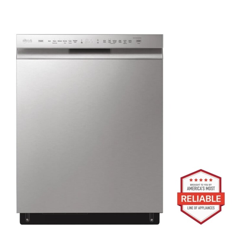 LG Front Control Dishwasher with QuadWash™ Print Proof Stainless Steel LDFN4542S Picture 1
