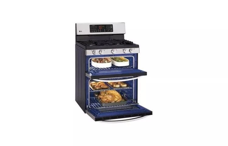 6.1 Cu. Ft. Capacity Gas Double Oven Range LDG3015ST