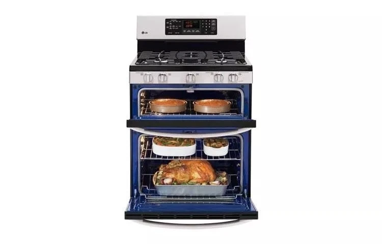6.1 Cu. Ft. Capacity Gas Double Oven Range With Evenjet™ Convection System LDG3016ST