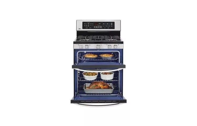 6.1 Cu. Ft. Capacity Gas Double Oven Range With Infrared Grill And Easyclean™ LDG3017ST