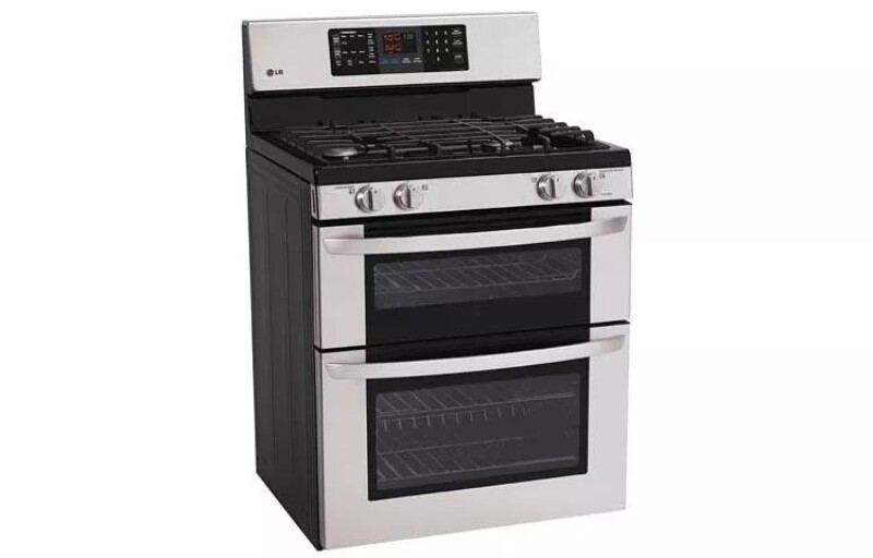 6.1 Cu. Ft. Capacity Gas Double Oven Range With 4 Sealed Gas Burners And Easyclean® LDG3031ST