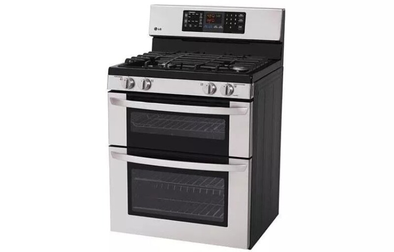 6.1 Cu. Ft. Capacity Gas Double Oven Range With 4 Sealed Gas Burners And Easyclean® LDG3031ST