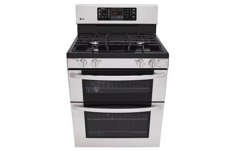 6.1 Cu. Ft. Capacity Gas Double Oven Range With 4 Sealed Gas Burners And Easyclean® LDG3031ST