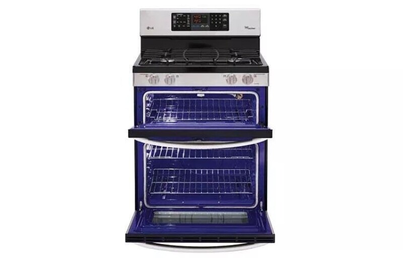 6.1 Cu. Ft. Capacity Gas Double Oven Range With 4 Sealed Gas Burners And Easyclean® LDG3031ST