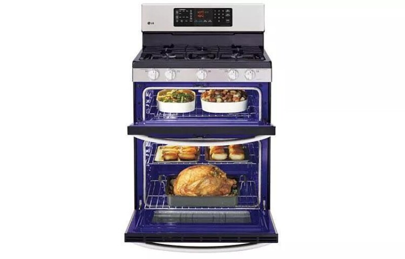 6.1 Cu. Ft. Capacity Gas Double Oven Range With Superboil™ Burner And Easyclean® LDG3035ST