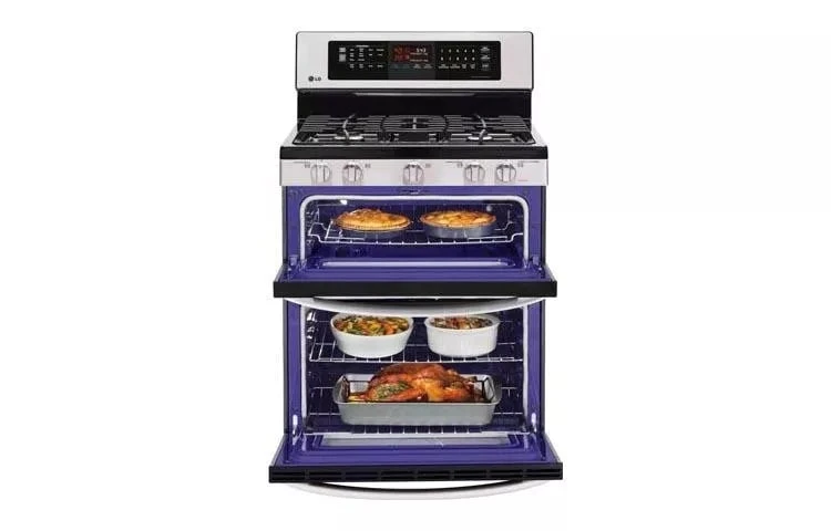 6.1 Cu. Ft. Capacity Gas Double Oven Range With Infrared Grill And Easyclean™ LDG3037ST