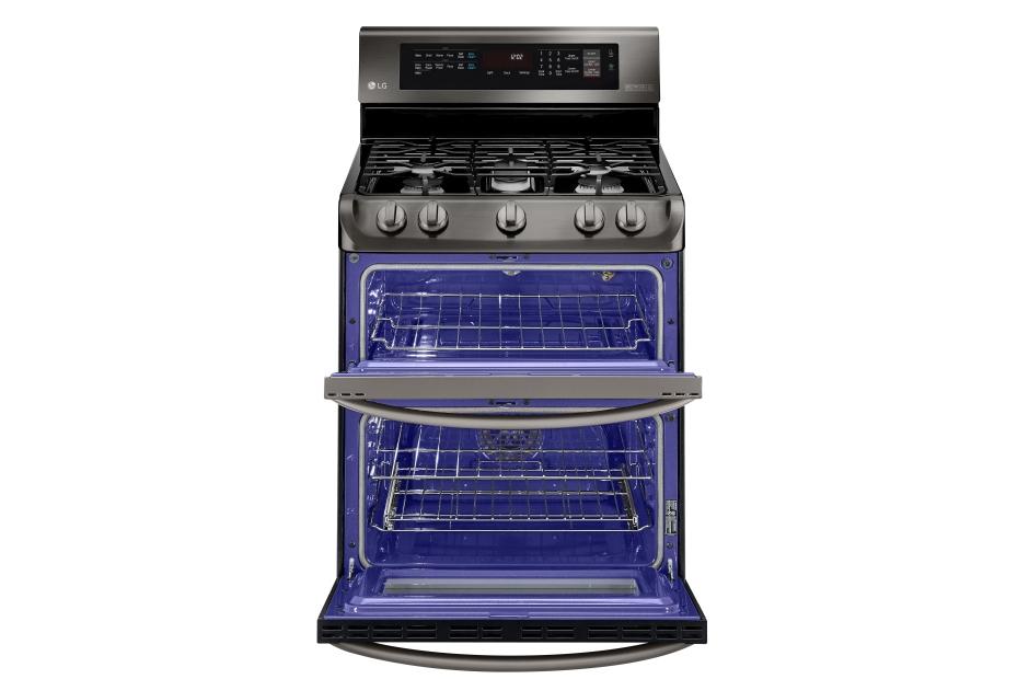 6.9 cu. ft. Gas Double Oven Range with ProBake Convection®, EasyClean® and Gliding Rack LDG4315BD