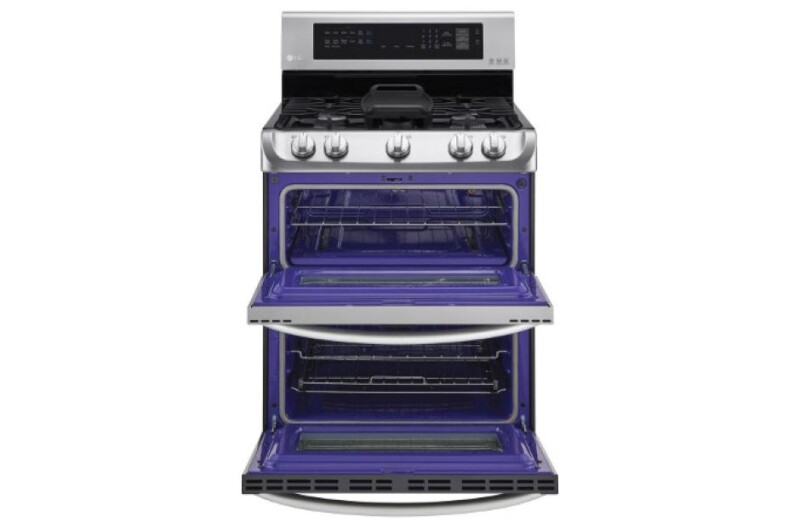 6.9 cu. ft. Gas Double Oven Range with ProBake Convection®, EasyClean® and Gliding Rack LDG4315ST