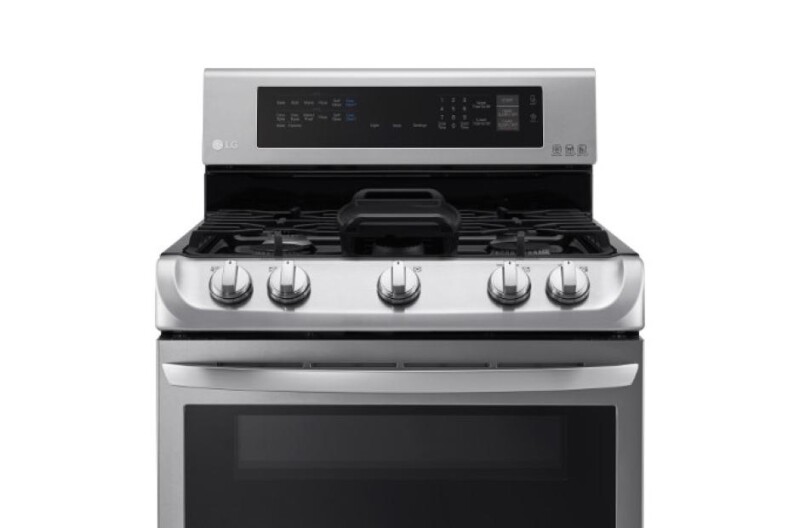 6.9 cu. ft. Gas Double Oven Range with ProBake Convection®, EasyClean® and Gliding Rack LDG4315ST