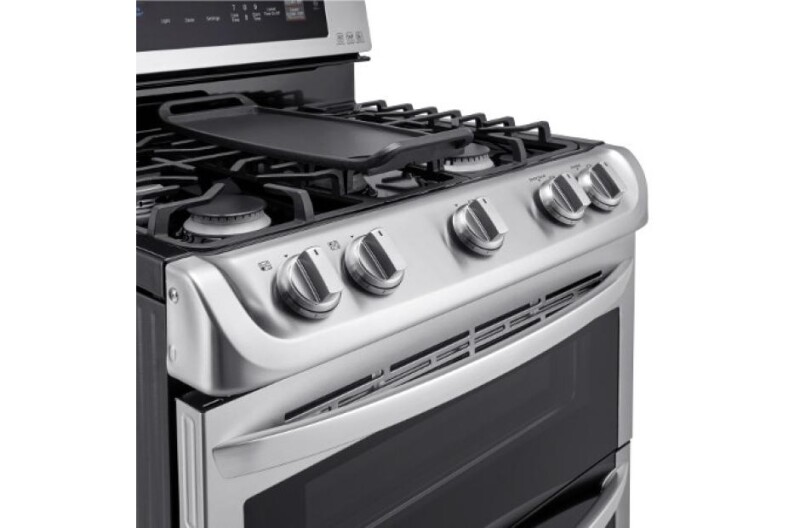 6.9 cu. ft. Gas Double Oven Range with ProBake Convection®, EasyClean® and Gliding Rack LDG4315ST