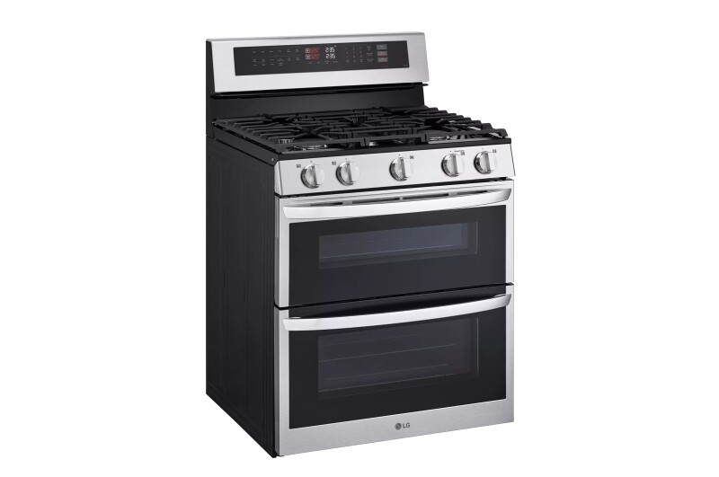 6.9 Cubic Feet Gas Double Oven Range With Probake Convection view 2