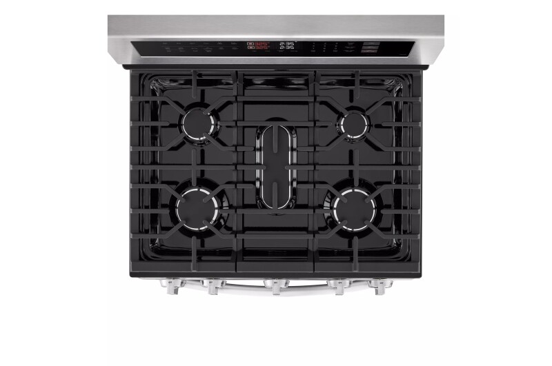 6.9 Cubic Feet Gas Double Oven Range With Probake Convection view 7