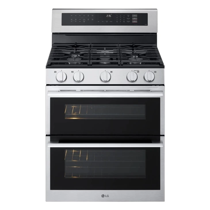 6.9 Cu. Ft. Smart Gas Double Oven Freestanding Range With Probake Convection®, Air Fry & Air Sous Vide LDGL6924Y