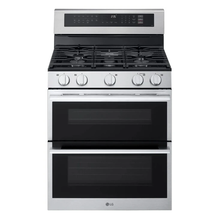6.9 Cu. Ft. Smart Gas Double Oven Freestanding Range With Probake Convection®, Air Fry & Air Sous Vide LDGL6924Y