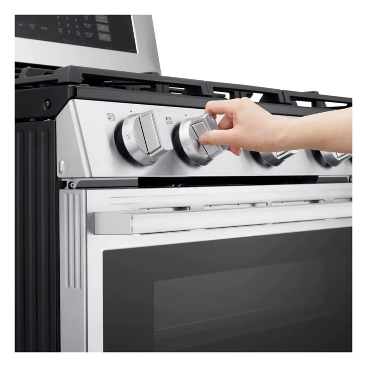 6.9 Cu. Ft. Smart Gas Double Oven Freestanding Range With Probake Convection®, Air Fry & Air Sous Vide LDGL6924Y