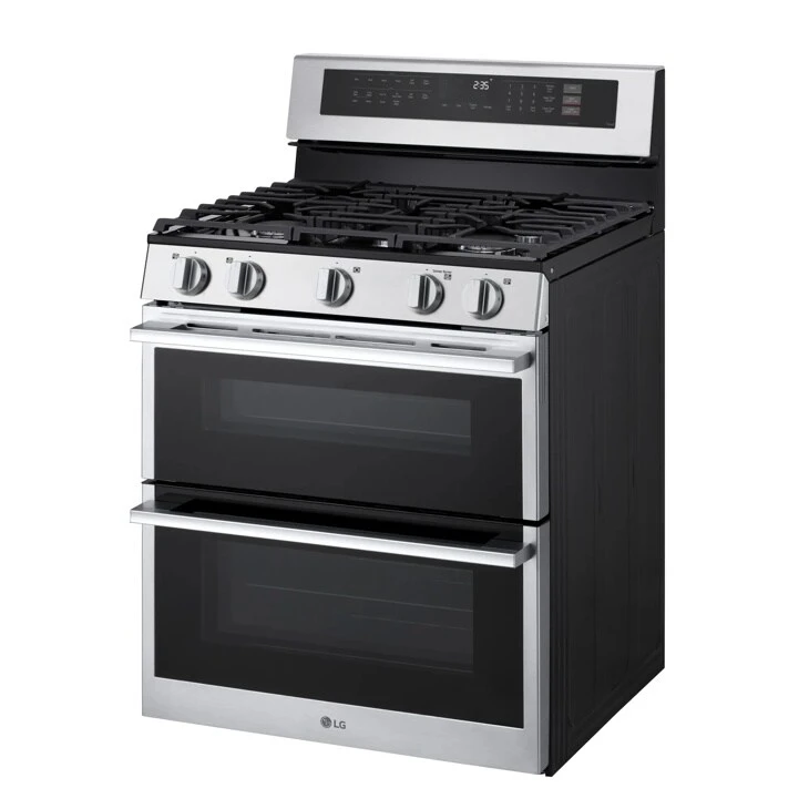 6.9 Cu. Ft. Smart Gas Double Oven Freestanding Range With Probake Convection®, Air Fry & Air Sous Vide LDGL6924Y