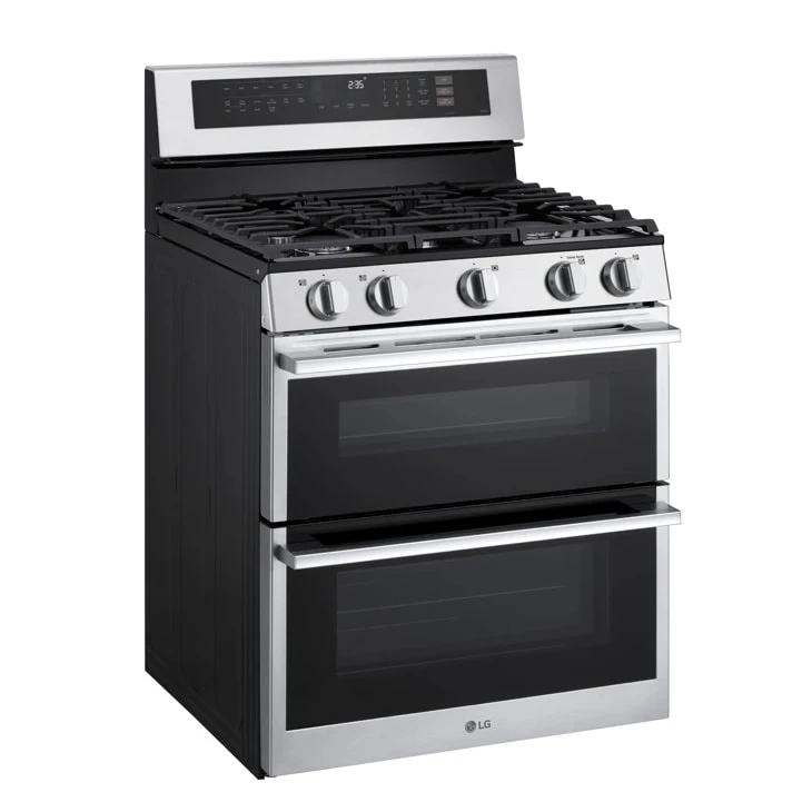 6.9 Cu. Ft. Smart Gas Double Oven Freestanding Range With Probake Convection®, Air Fry & Air Sous Vide LDGL6924Y