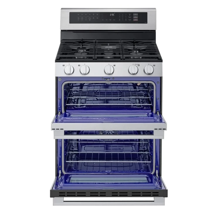 6.9 Cu. Ft. Smart Gas Double Oven Freestanding Range With Probake Convection®, Air Fry & Air Sous Vide LDGL6924Y