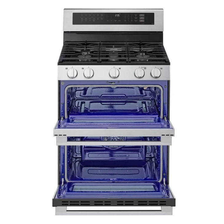 6.9 Cu. Ft. Smart Gas Double Oven Freestanding Range With Probake Convection®, Air Fry & Air Sous Vide LDGL6924Y
