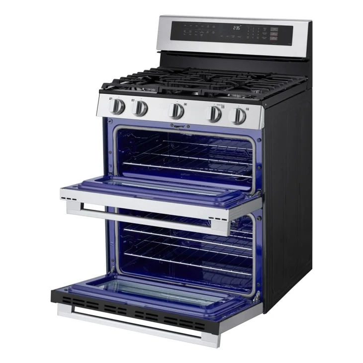 6.9 Cu. Ft. Smart Gas Double Oven Freestanding Range With Probake Convection®, Air Fry & Air Sous Vide LDGL6924Y
