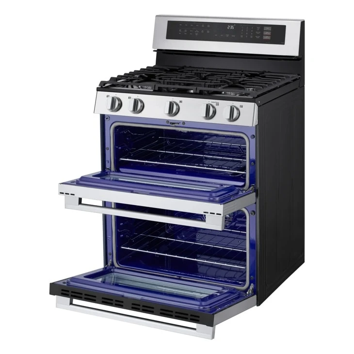6.9 Cu. Ft. Smart Gas Double Oven Freestanding Range With Probake Convection®, Air Fry & Air Sous Vide LDGL6924Y