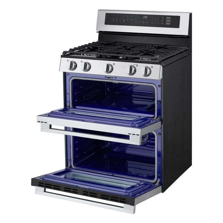 6.9 Cu. Ft. Smart Gas Double Oven Freestanding Range With Probake Convection®, Air Fry & Air Sous Vide LDGL6924Y