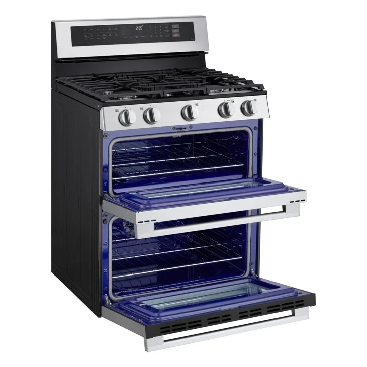 6.9 Cu. Ft. Smart Gas Double Oven Freestanding Range With Probake Convection®, Air Fry & Air Sous Vide LDGL6924Y