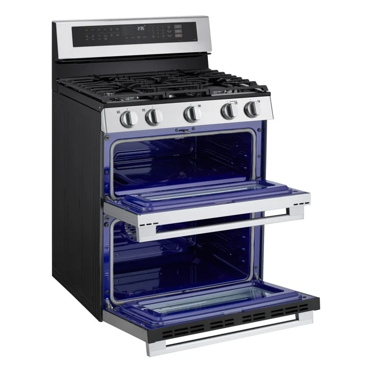 6.9 Cu. Ft. Smart Gas Double Oven Freestanding Range With Probake Convection®, Air Fry & Air Sous Vide LDGL6924Y