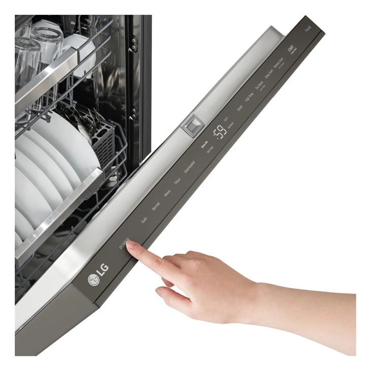 Smart FlushFit™ Top Control Dishwasher with 1-Hour Wash & Dry, QuadWash® Pro, TrueSteam® and Dynamic Heat Dry™ w/AutoVent Dry™ view 18