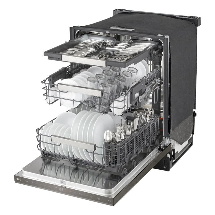Smart FlushFit™ Top Control Dishwasher with 1-Hour Wash & Dry, QuadWash® Pro, TrueSteam® and Dynamic Heat Dry™ w/AutoVent Dry™ view 6