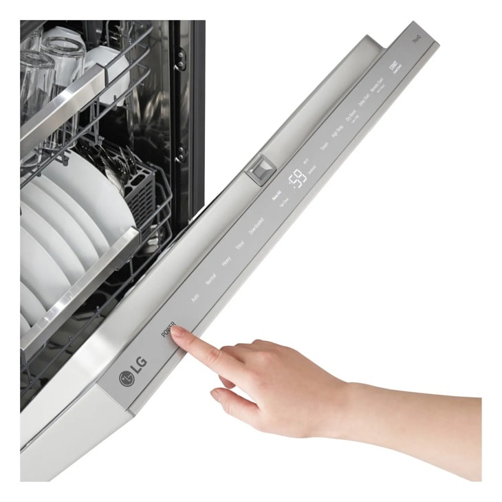 Smart FlushFit™ Top Control Dishwasher with 1-Hour Wash & Dry, QuadWash® Pro, TrueSteam® and Dynamic Heat Dry™ w/AutoVent Dry™ view 9
