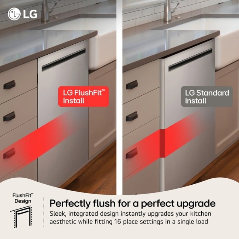 Smart Top Control Flushfit Design Dishwasher LDNPQ445S