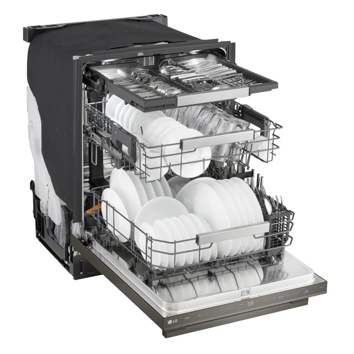 Smart FlushFit™ Top Control Dishwasher with 1-Hour Wash & Dry, QuadWash® Pro, TrueSteam® and Dynamic Heat Dry™ w/AutoVent Dry™ view 6