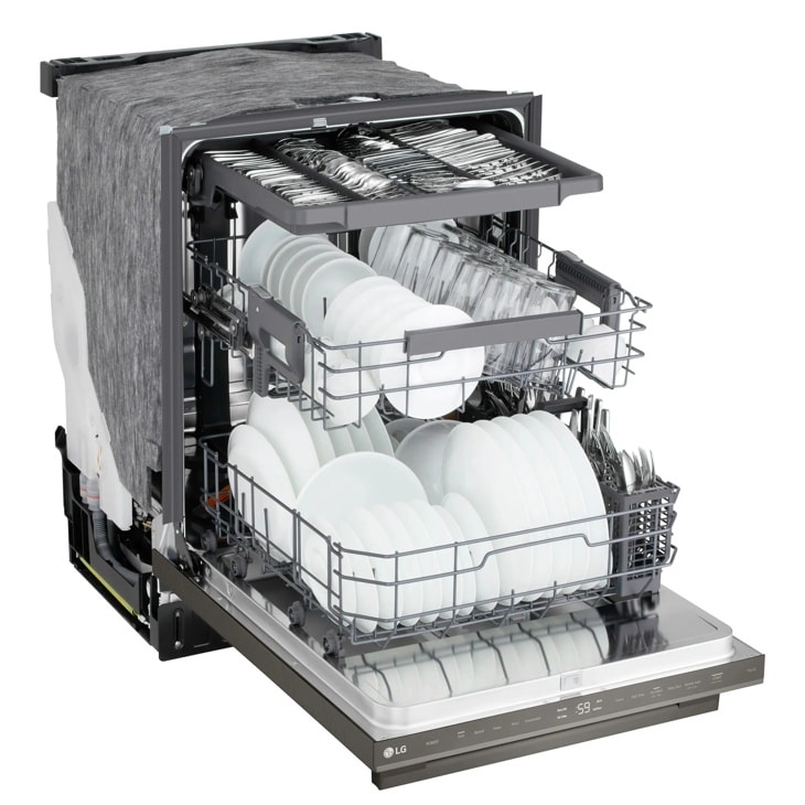 24 Inch Smart Flushfit™ Top Control Dishwasher With 1-hour Wash & Dry, Quadwash® Pro, And Dynamic Heat Dry™ W/autovent Dry™ LDNTM545D
