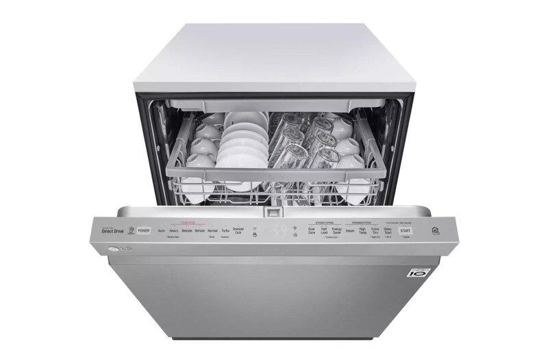 Top Control Smart wi-fi Enabled Dishwasher with QuadWash™ and TrueSteam® view 3