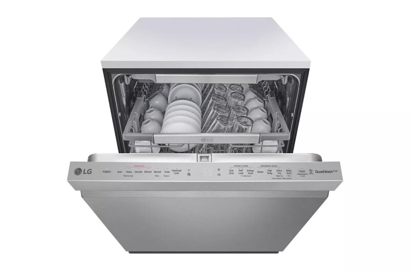 Top Control Dishwasher with QuadWash™ and TrueSteam® view 4