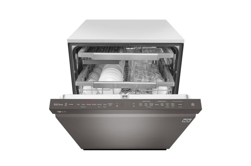 Top Control Smart wi-fi Enabled Dishwasher with QuadWash™ and TrueSteam® LDP7708BD, product image 3 of 10