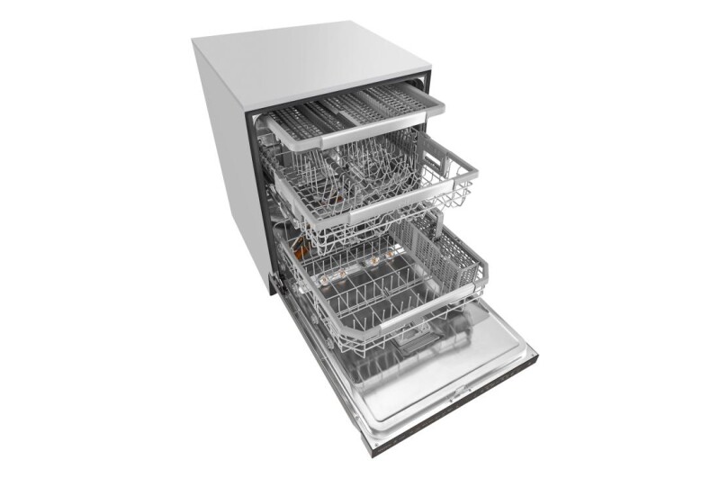 Top Control Smart wi-fi Enabled Dishwasher with QuadWash™ and TrueSteam® LDP7708BD, product image 7 of 10