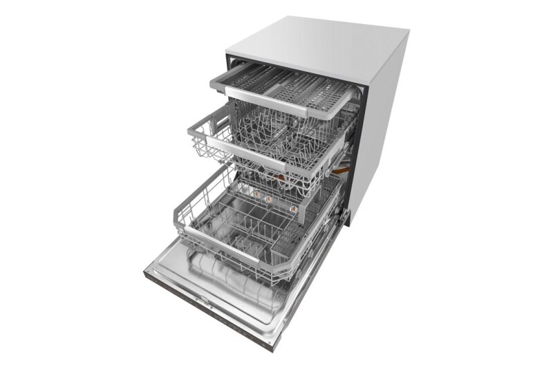 Top Control Smart wi-fi Enabled Dishwasher with QuadWash™ and TrueSteam® LDP7708BD, product image 9 of 10