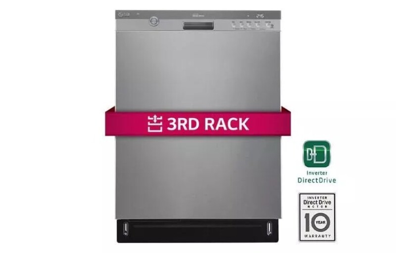 Front Control Dishwasher W/ Height Adjustable 3rd Rack LDS5774ST