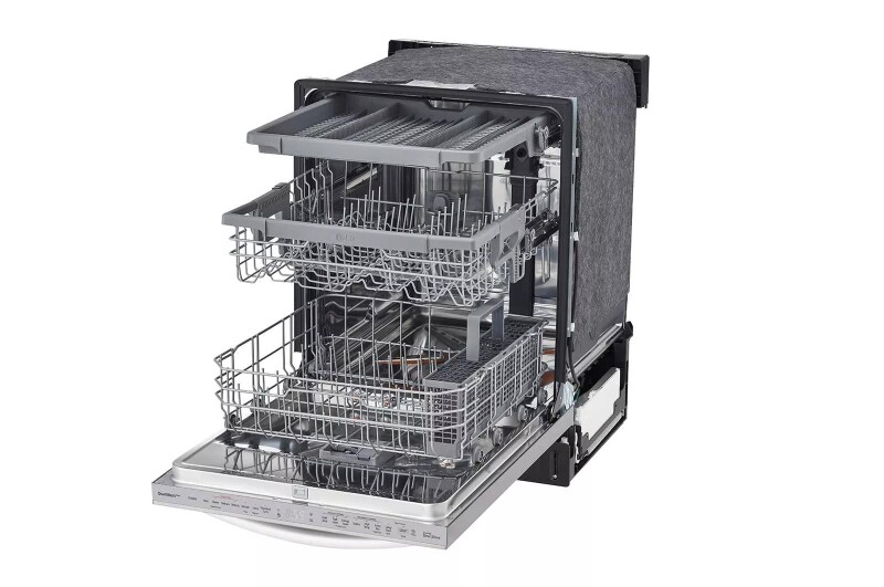 24 Inch Quadwash® Top Control Dishwasher - Stainless Steel LDTS5552S